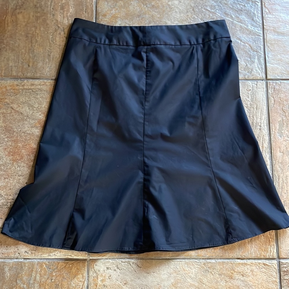 Gap Black Cotton Flared Skirt - Picture 5 of 10